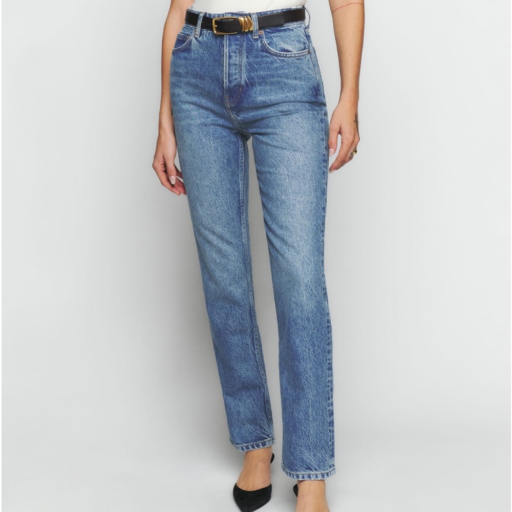 Reformation Cynthia Josh rise straight jeans